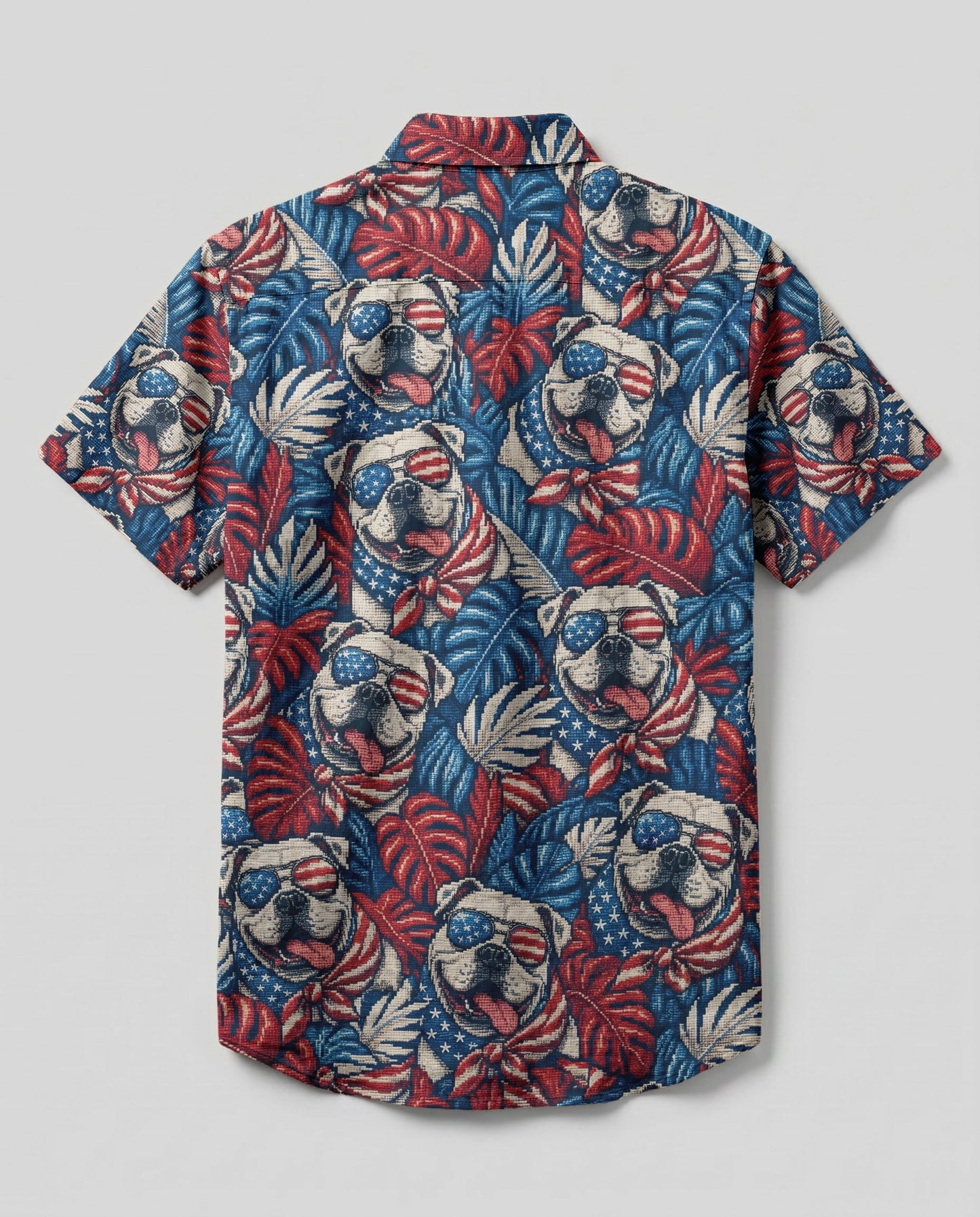AMERICAN BULLDOG BUTTON-DOWN COLLAR SHIRT - KMTM0206261