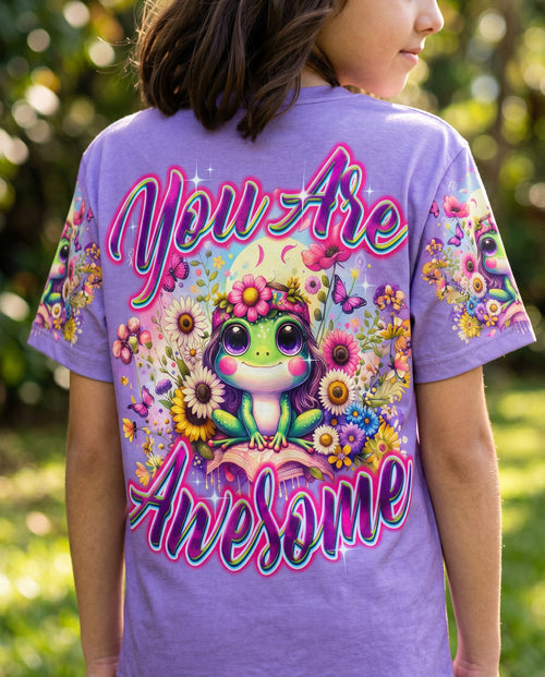 YOU ARE AWESOME FROG KIDS ALL OVER PRINT - TY1912232