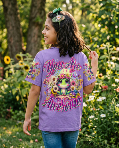 YOU ARE AWESOME FROG KIDS ALL OVER PRINT - TY1912232
