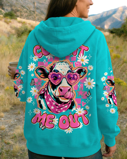 COW-NT ME OUT FUNNY ALL OVER PRINT - TLNT1306262