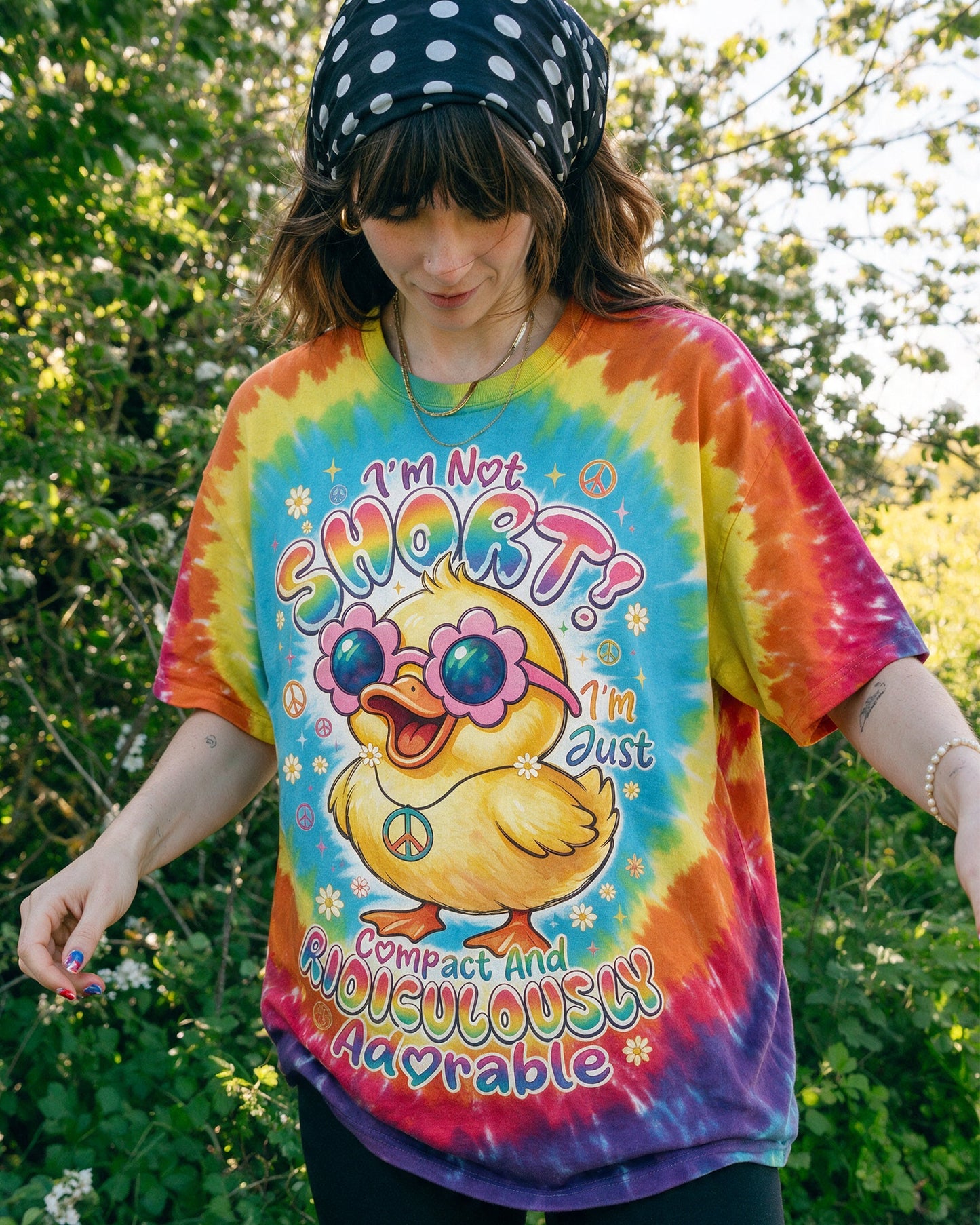 I'M NOT SHORT DUCK ALL OVER PRINT - RI1007261