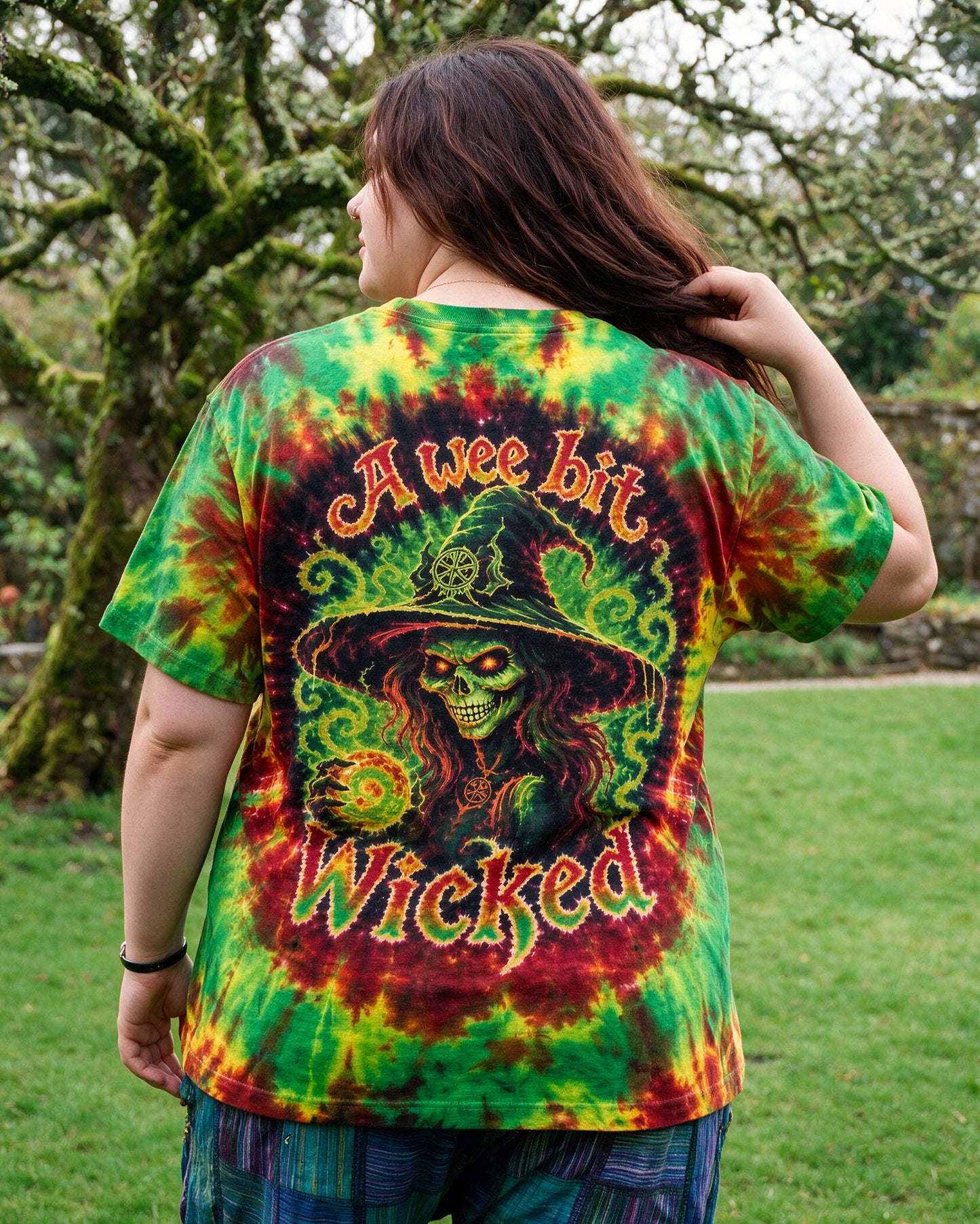 A WEE BIT WICKED HIPPIE WITCH ALL OVER PRINT - RI1307261