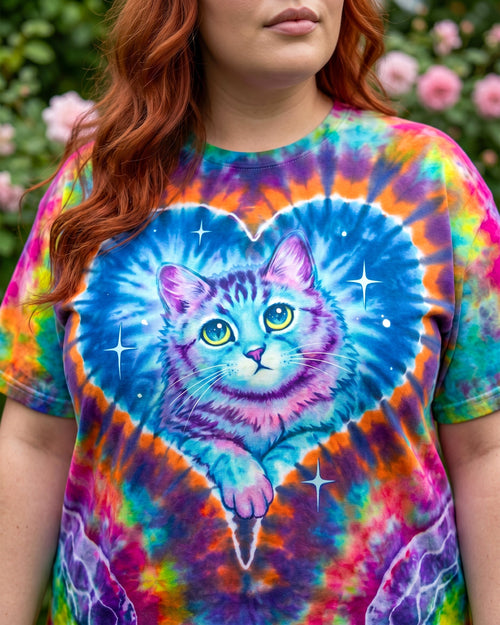 NEON DREAM CAT HEART ALL OVER PRINT – KM0405261