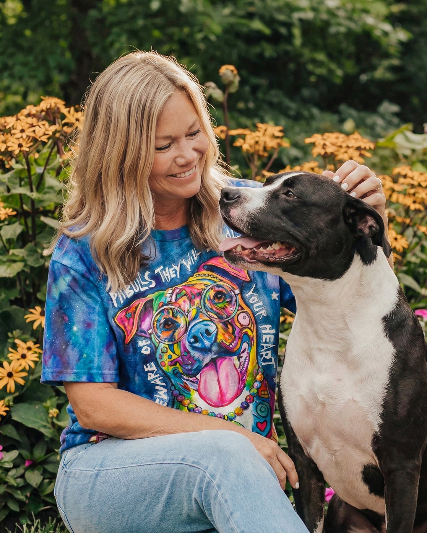 PITBULL THEY WILL STEAL YOUR HEART ALL OVER PRINT - KM0904262