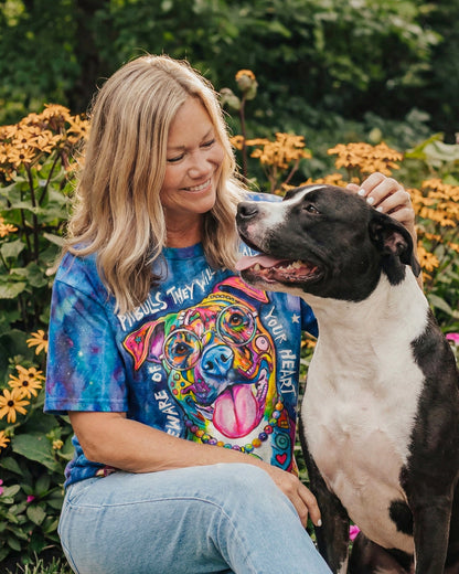 PITBULL THEY WILL STEAL YOUR HEART ALL OVER PRINT - KM0904262