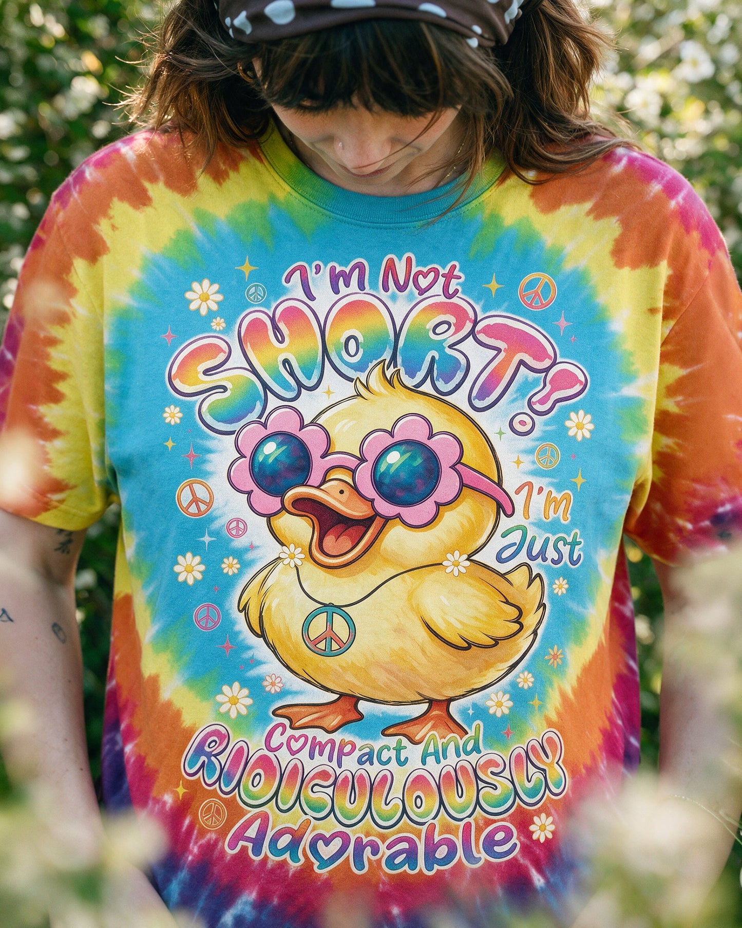 I'M NOT SHORT DUCK ALL OVER PRINT - RI1007261