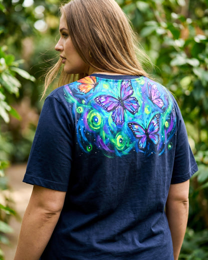 JUST BREATHE EVERYTHING IS GOING TO BE OKAY BUTTERFLY ALL OVER PRINT - KM2804261