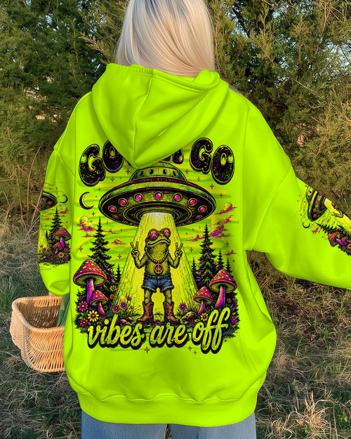 GOTTA GO VIBES ARE OFF FROG ALL OVER PRINT - TLNT1906261