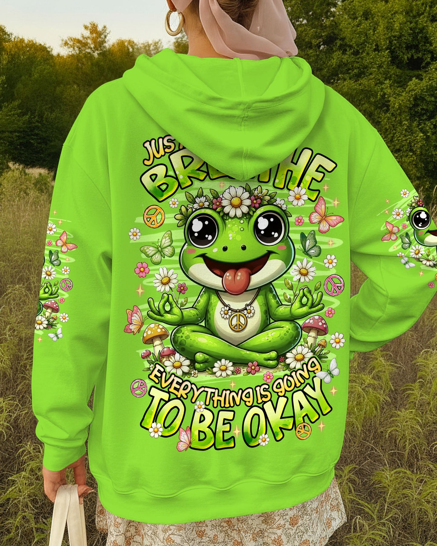 JUST BREATHE FROG  ALL OVER PRINT - TLNT2906261