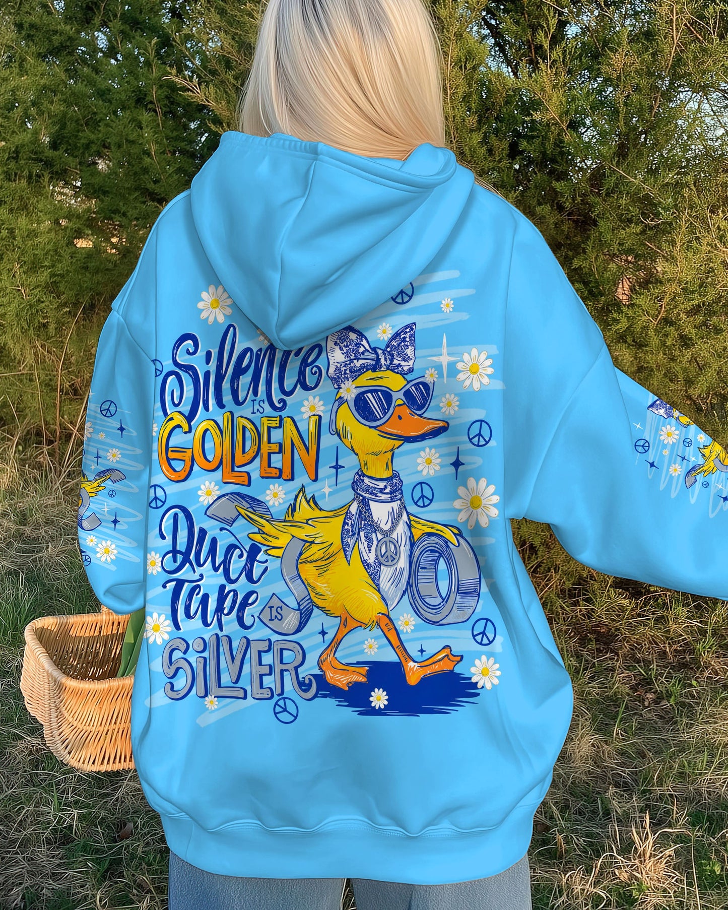 SILENCE IS GOLDEN DUCK ALL OVER PRINT - TLNT0806264