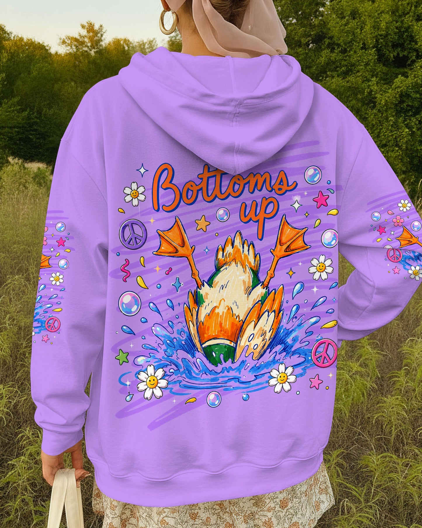 BOTTOMS UP DUCK  ALL OVER PRINT - TLNT0506264
