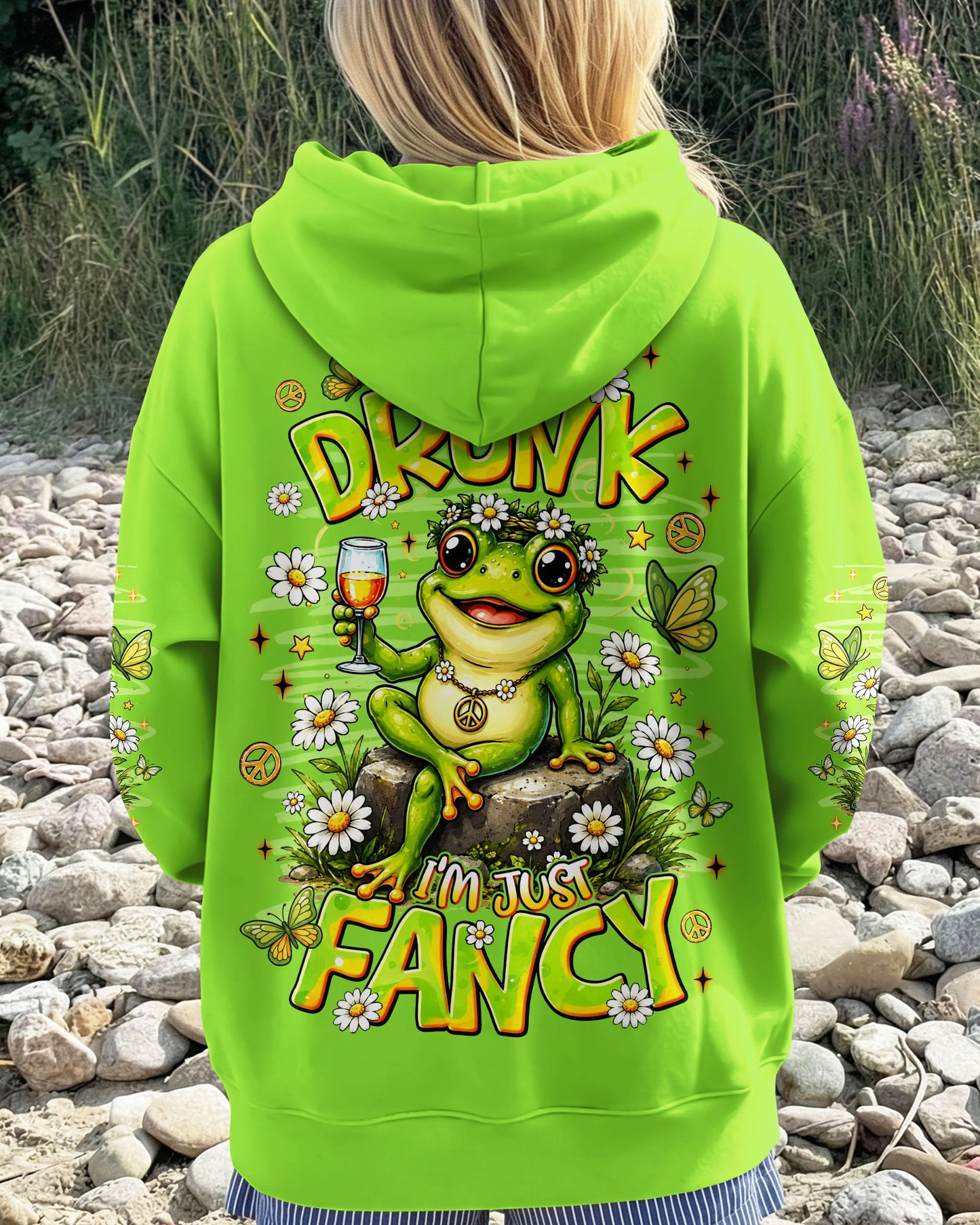 I'M JUST FANCY FROG ALL OVER PRINT - TLNT3006263