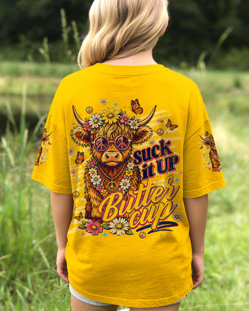 SUCK IT UP BUTTERCUP COW KIDS ALL OVER PRINT - TLNT0806262