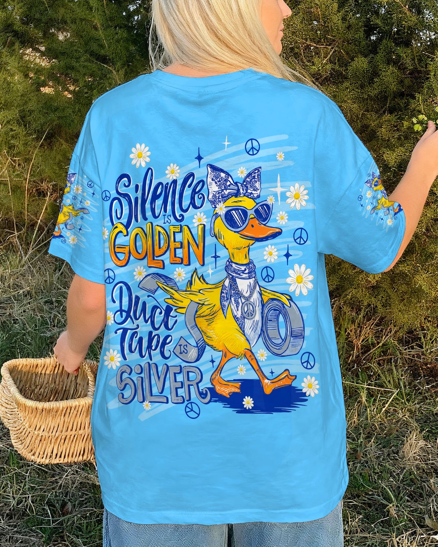 SILENCE IS GOLDEN DUCK ALL OVER PRINT - TLNT0806264