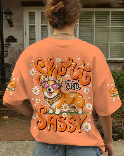 SHORT AND SASSY CORGI DOG ALL OVER PRINT - TLNT0906263
