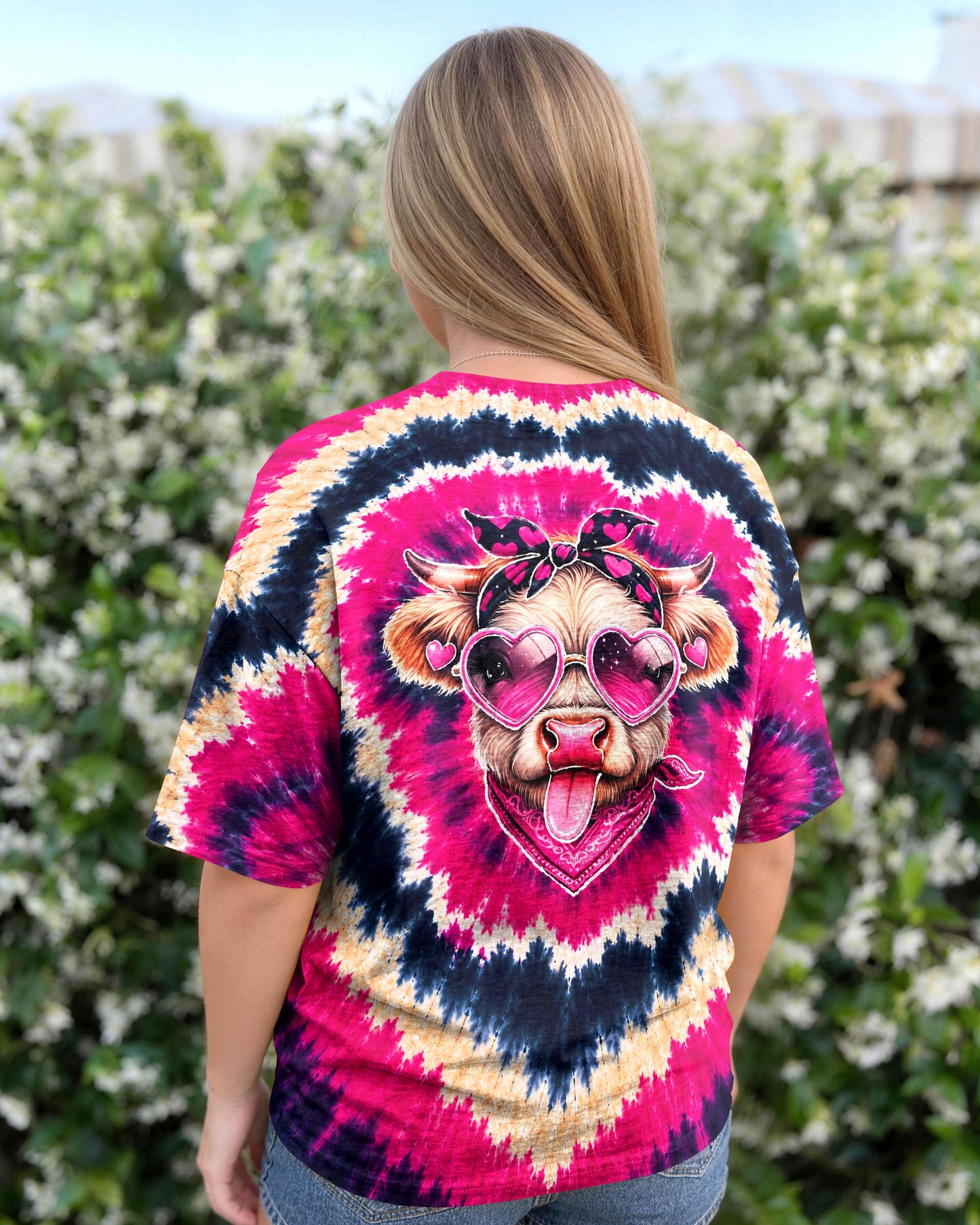 HEIFER COW HEART SWIRL ALL OVER PRINT  - TLNT2406263