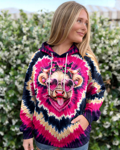 HEIFER COW HEART SWIRL ALL OVER PRINT  - TLNT2406263