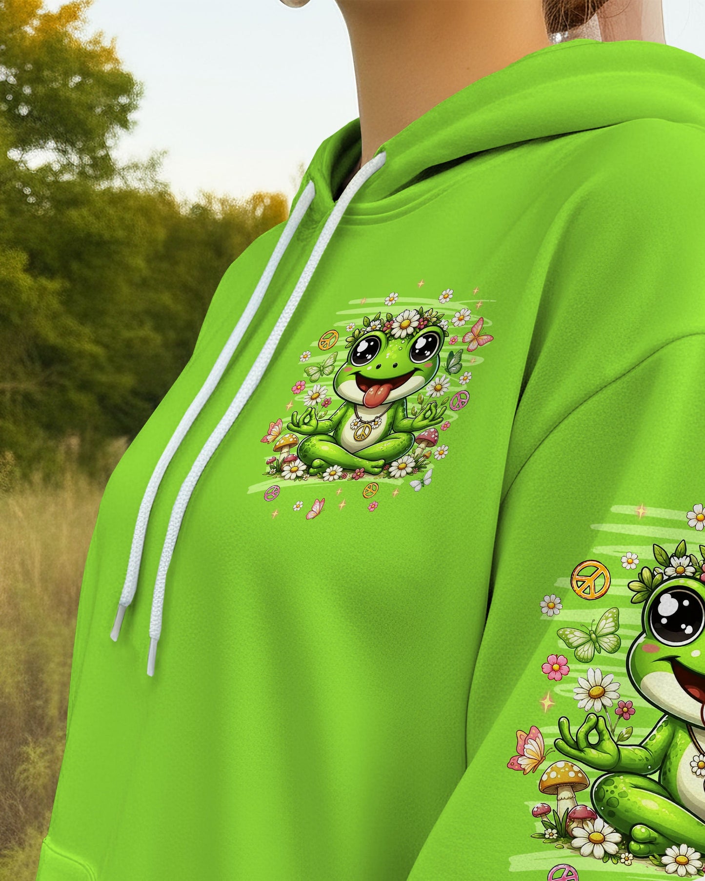 JUST BREATHE FROG  ALL OVER PRINT - TLNT2906261