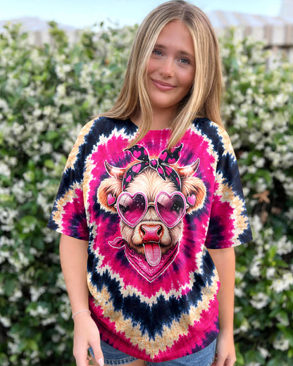 HEIFER COW HEART SWIRL ALL OVER PRINT  - TLNT2406263