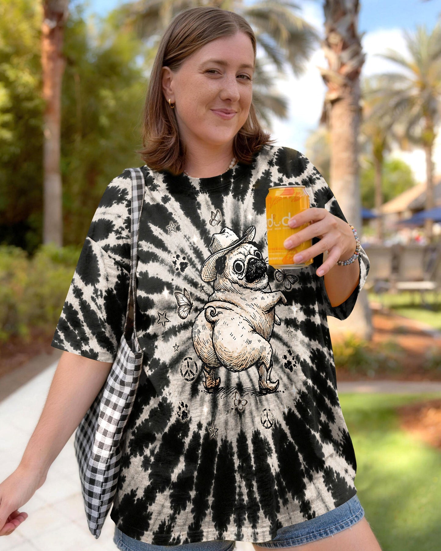 WHY BE MOODY PUG DOG ALL OVER PRINT  - TLNT2206263