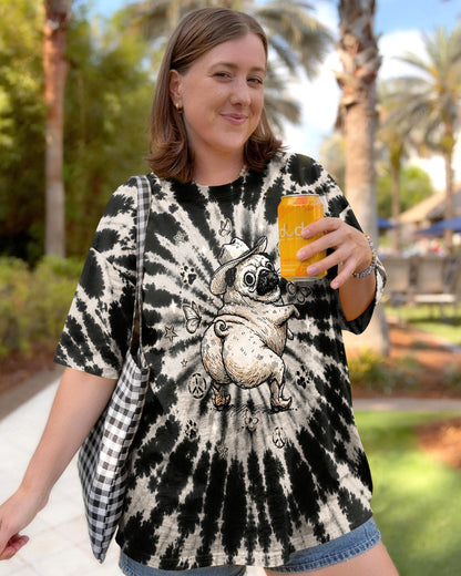 WHY BE MOODY PUG DOG ALL OVER PRINT  - TLNT2206263
