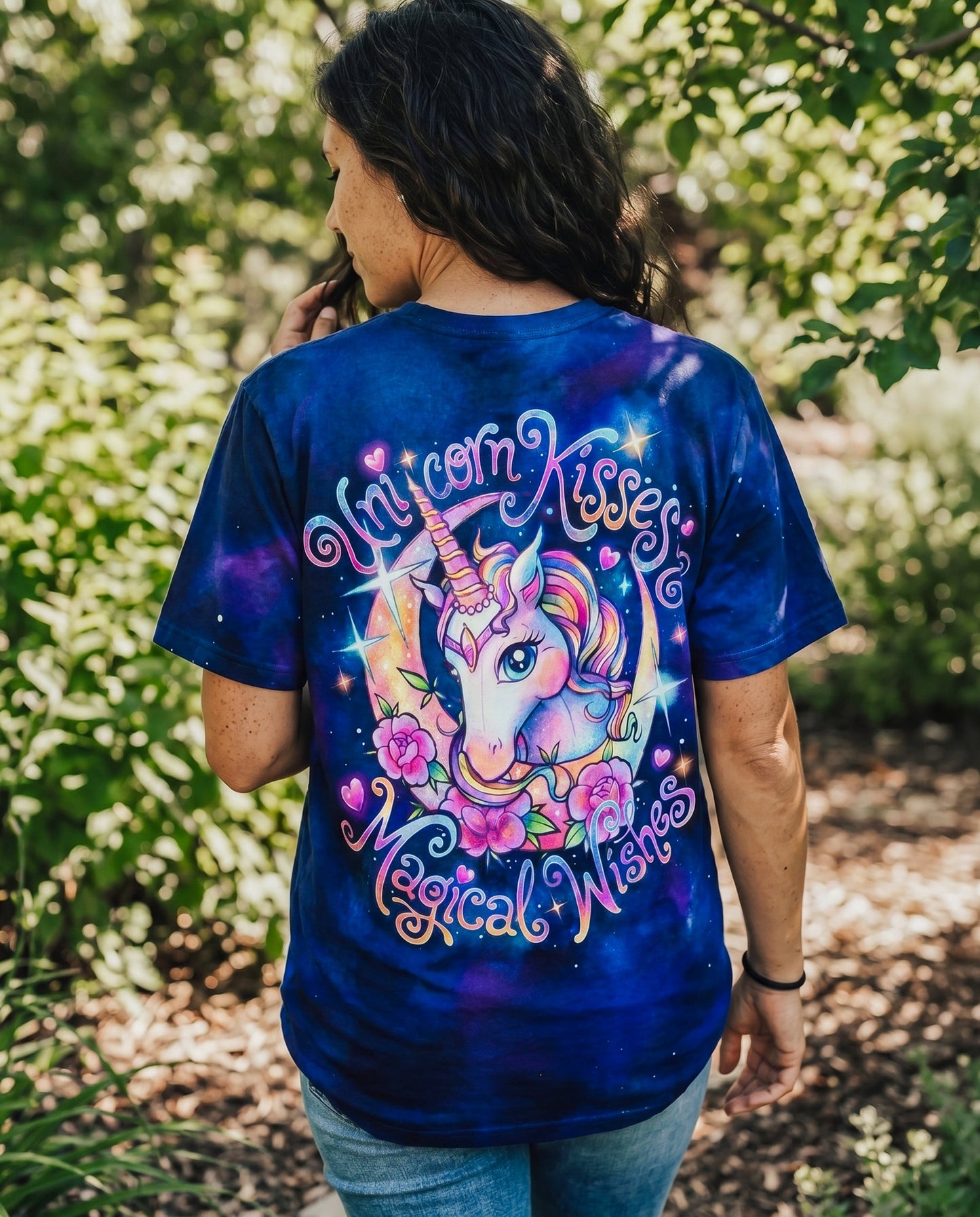 UNICORN KISSES MAGICAL WISHES GALAXY ALL OVER PRINT – KM1604262