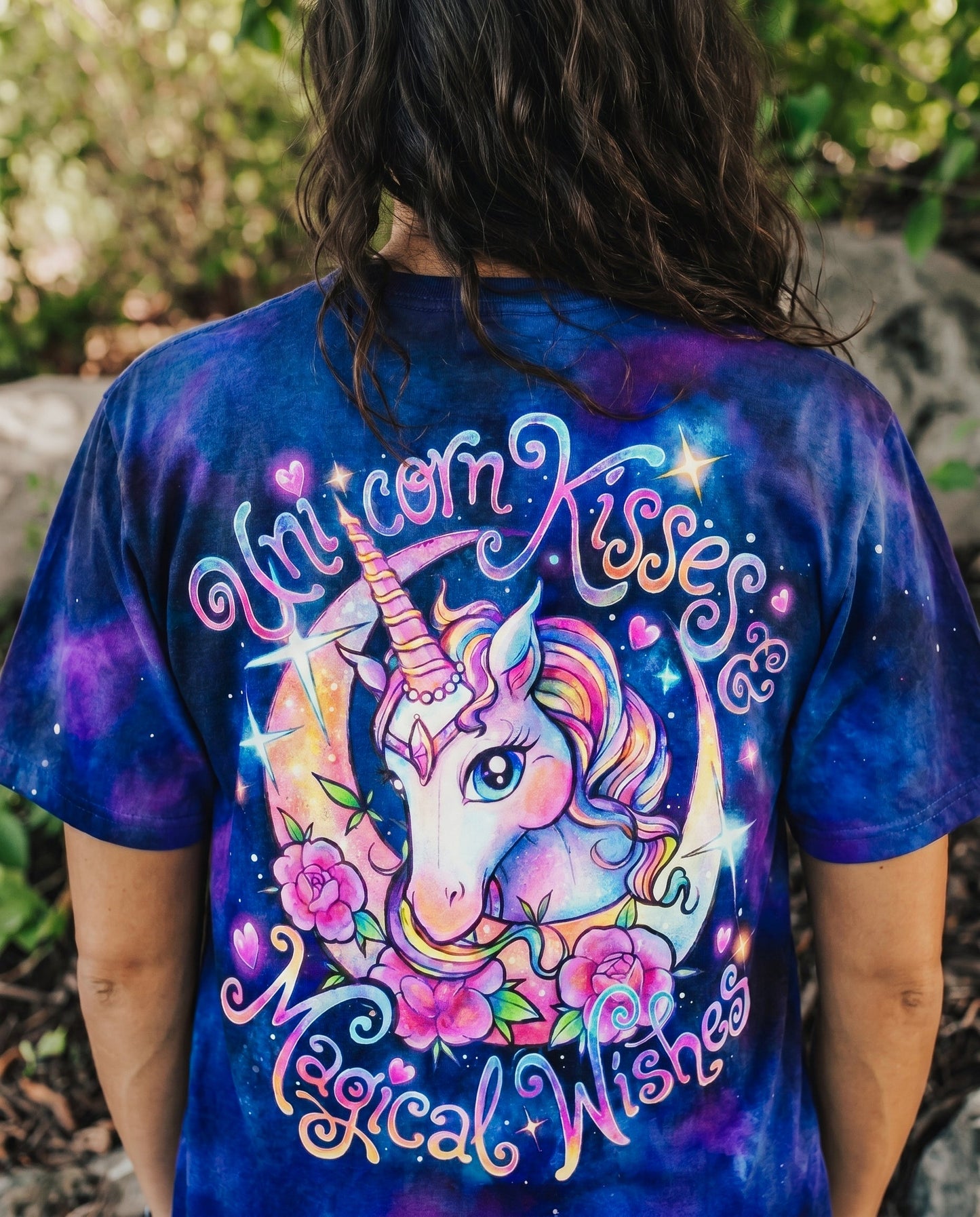UNICORN KISSES MAGICAL WISHES GALAXY ALL OVER PRINT – KM1604262