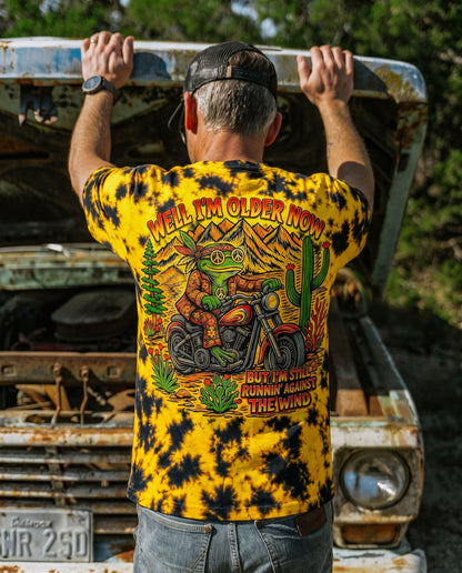 WELL I'M OLDER NOW HIPPIE FROG ALL OVER PRINT - RI2606261