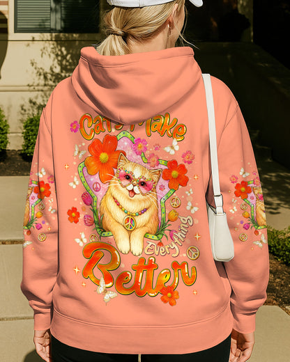 CATS MAKE EVERYTHING BETTER ALL OVER PRINT - TLNT0907263