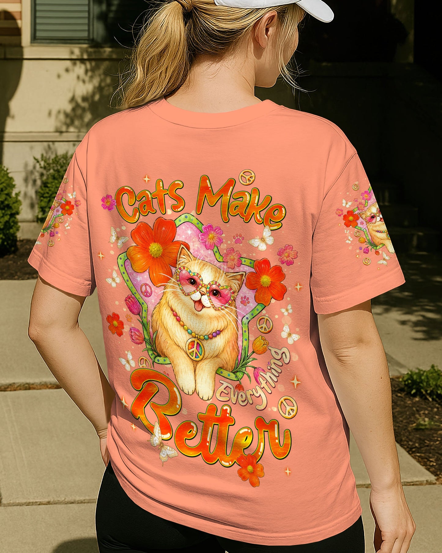 CATS MAKE EVERYTHING BETTER ALL OVER PRINT - TLNT0907263