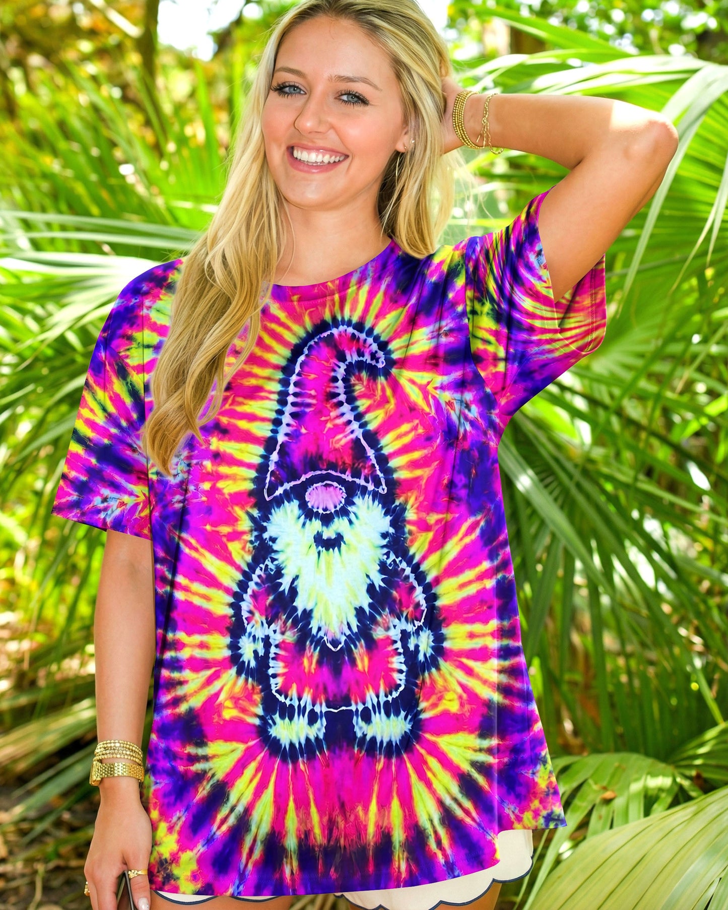 GNOME NEON COLOR SWIRL ALL OVER PRINT - TLNT1506261