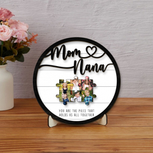 Load image into Gallery viewer, Mother&#39;s Day Custom Puzzle Sign for Grandmother
