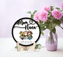 Load image into Gallery viewer, Mother&#39;s Day Custom Puzzle Sign for Grandmother
