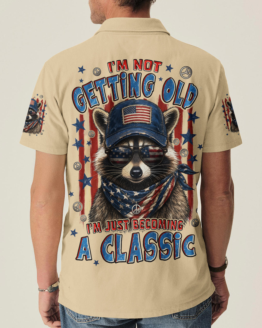 I'M NOT GETTING OLD RACCOON ALL OVER PRINT - TYPQ1405262