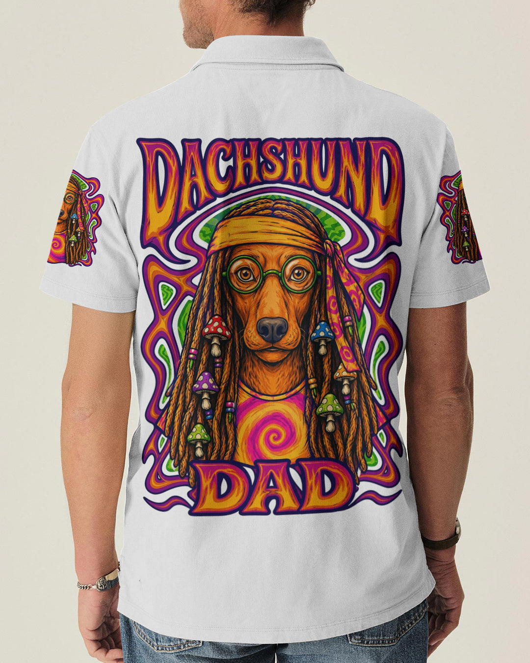 DACHSHUND DAD DOG ALL OVER PRINT - TLHN2705263