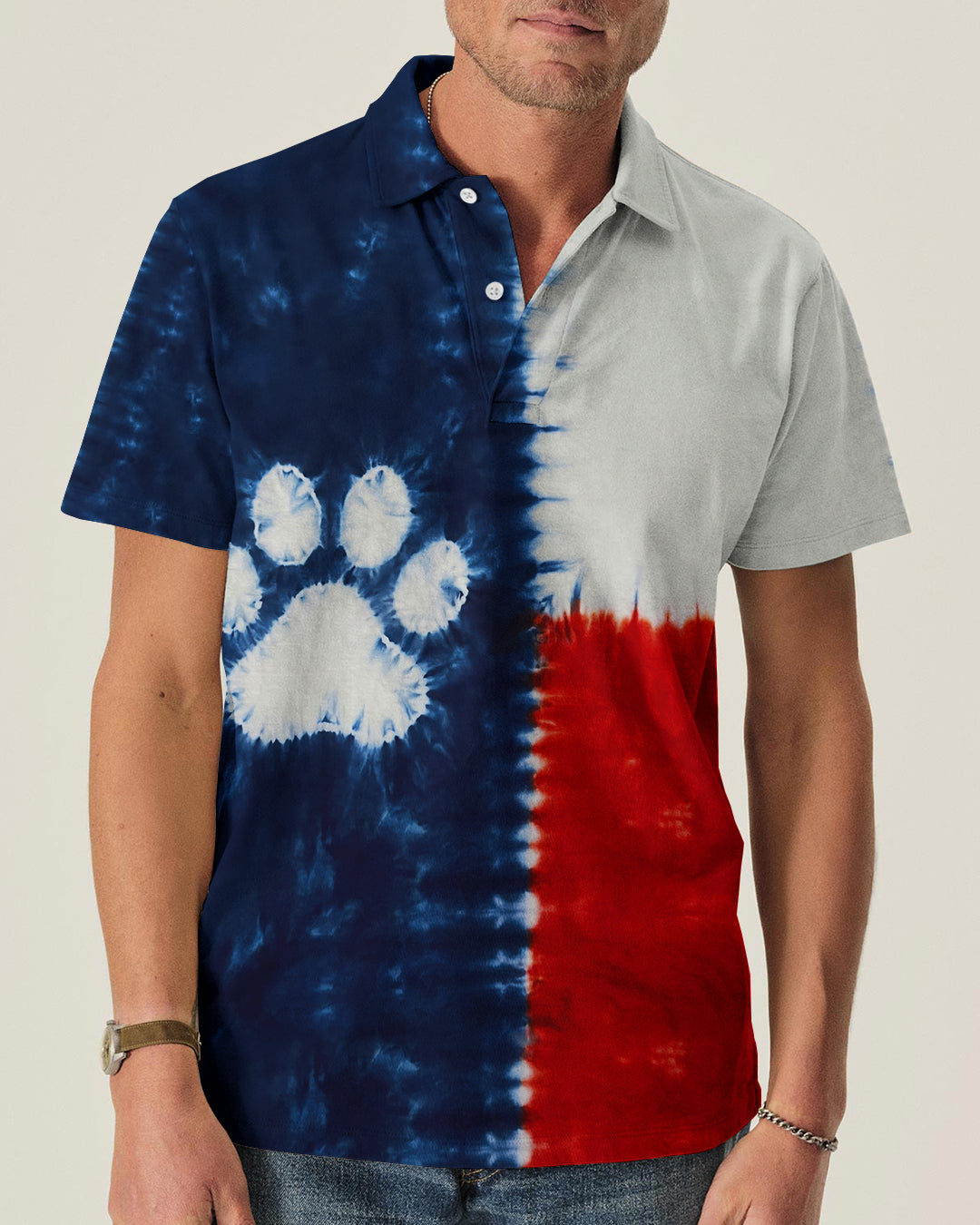 PAW PRINT TEXAS PATTERN ALL OVER PRINT   - TLTW1206263
