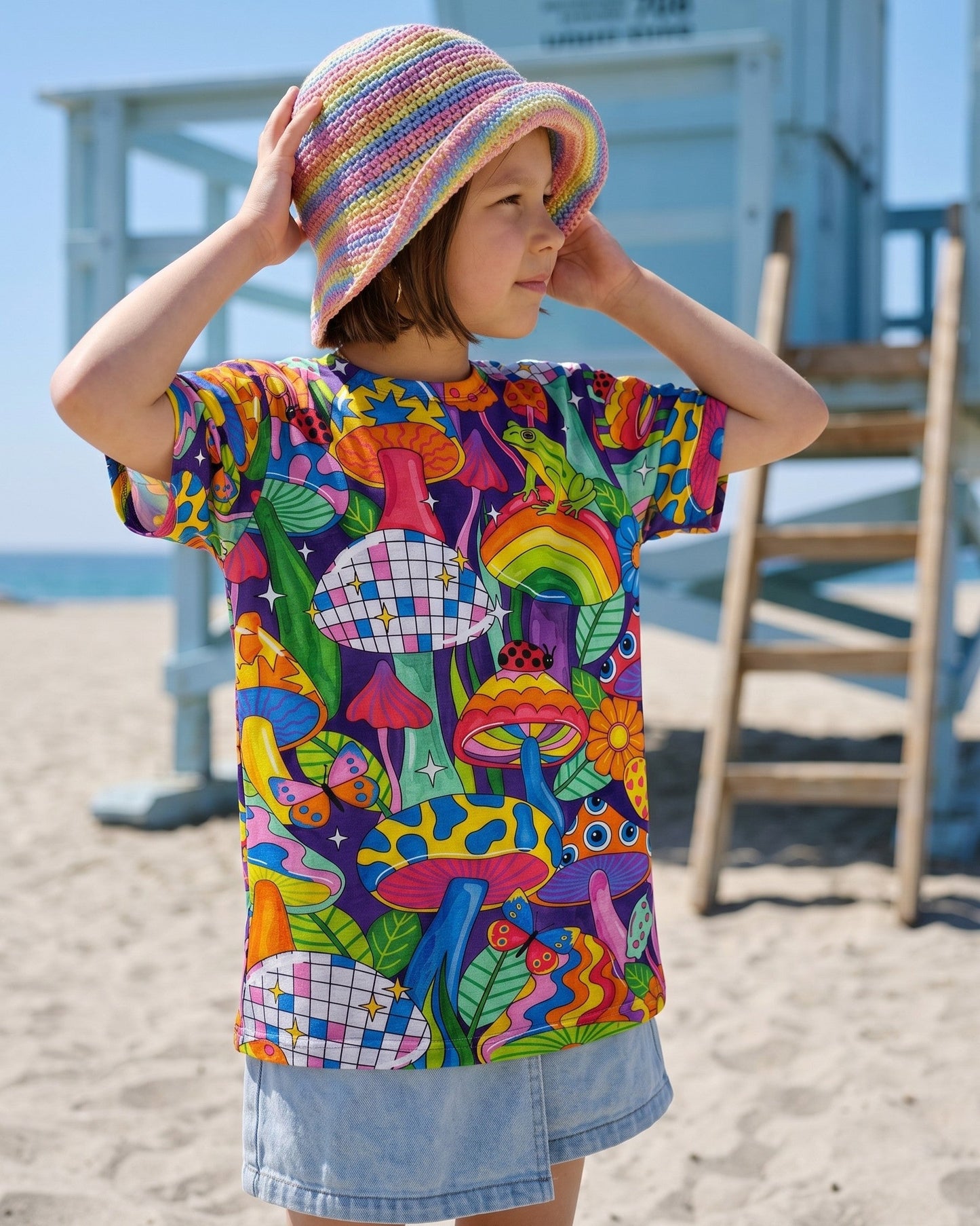 GROOVY MUSHROOM DISCO PARTY ALL OVER PRINT - RITD0906262