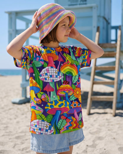 GROOVY MUSHROOM DISCO PARTY ALL OVER PRINT - RITD0906262