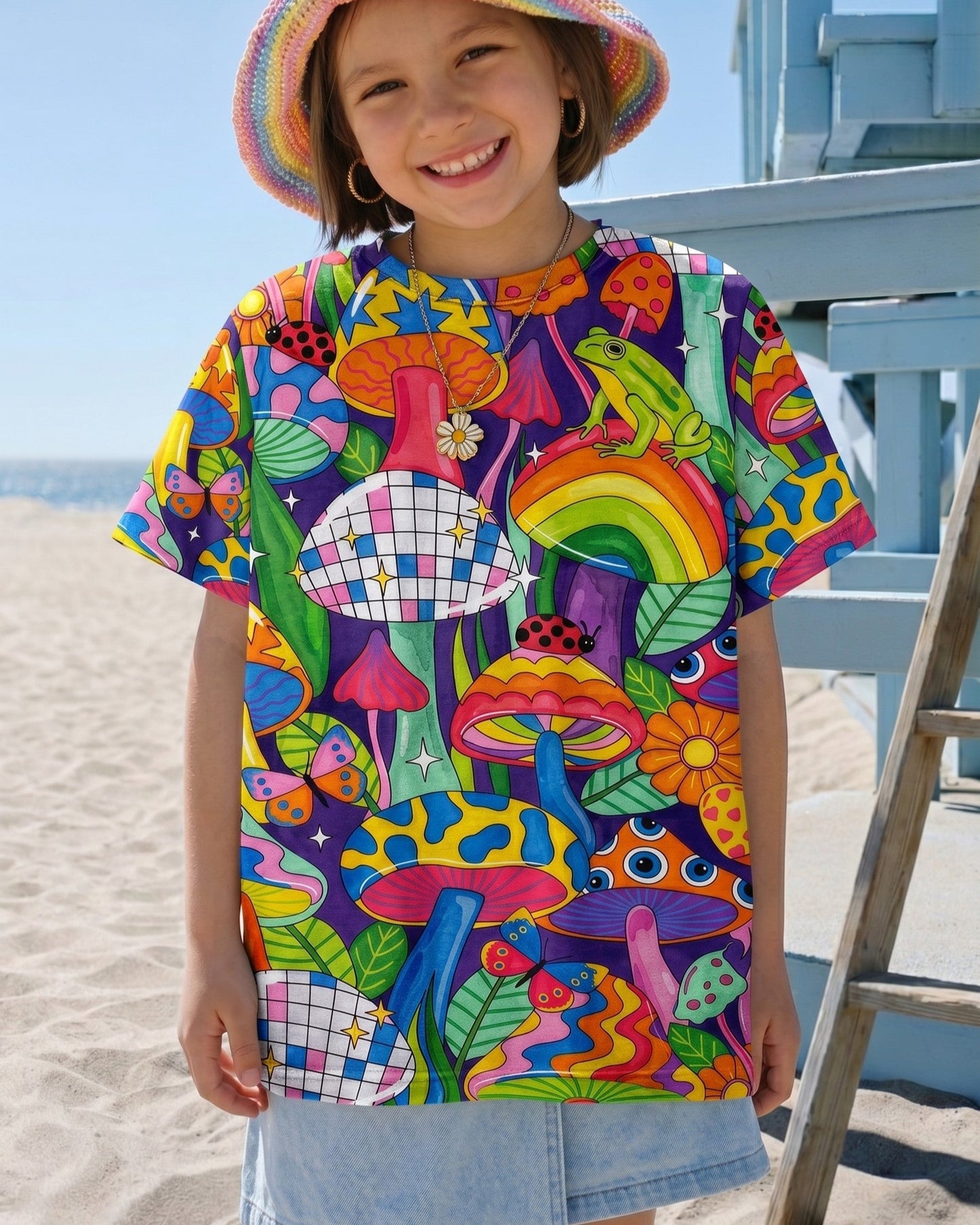 GROOVY MUSHROOM DISCO PARTY ALL OVER PRINT - RITD0906262