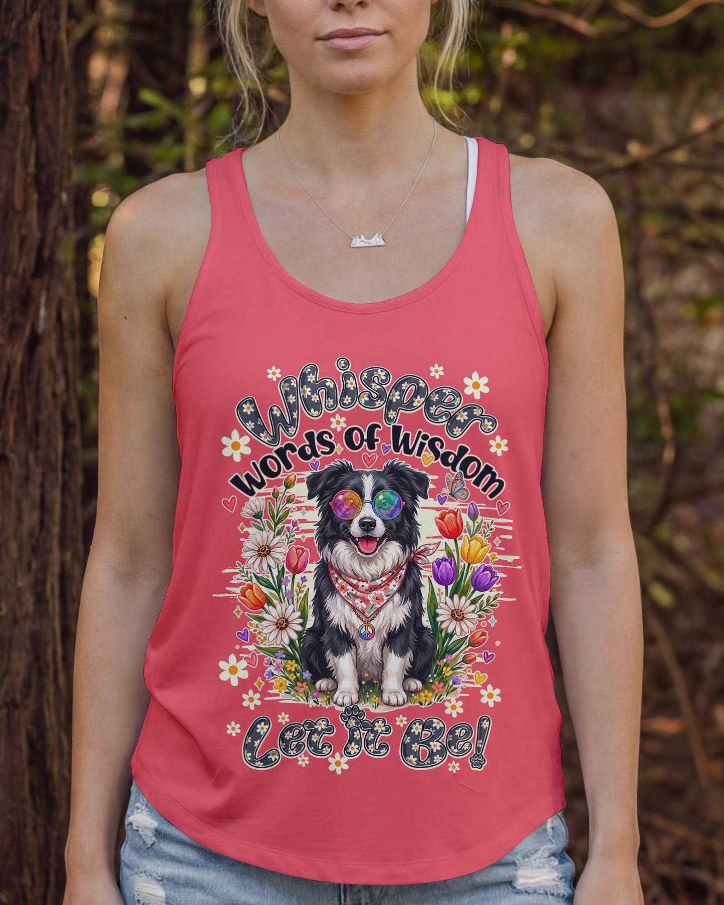 WHISPER WORDS OF WISDOM LET IT BE BORDER COLLIE DOG ALL OVER PRINT - TY2205261