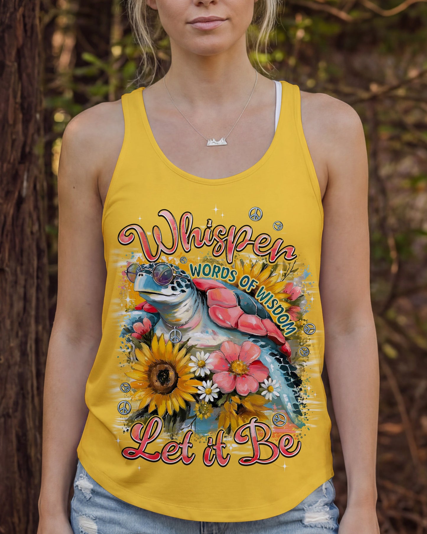WHISPER WORDS OF WISDOM LET IT BE TURTLE ALL OVER PRINT - TYPQ1706242