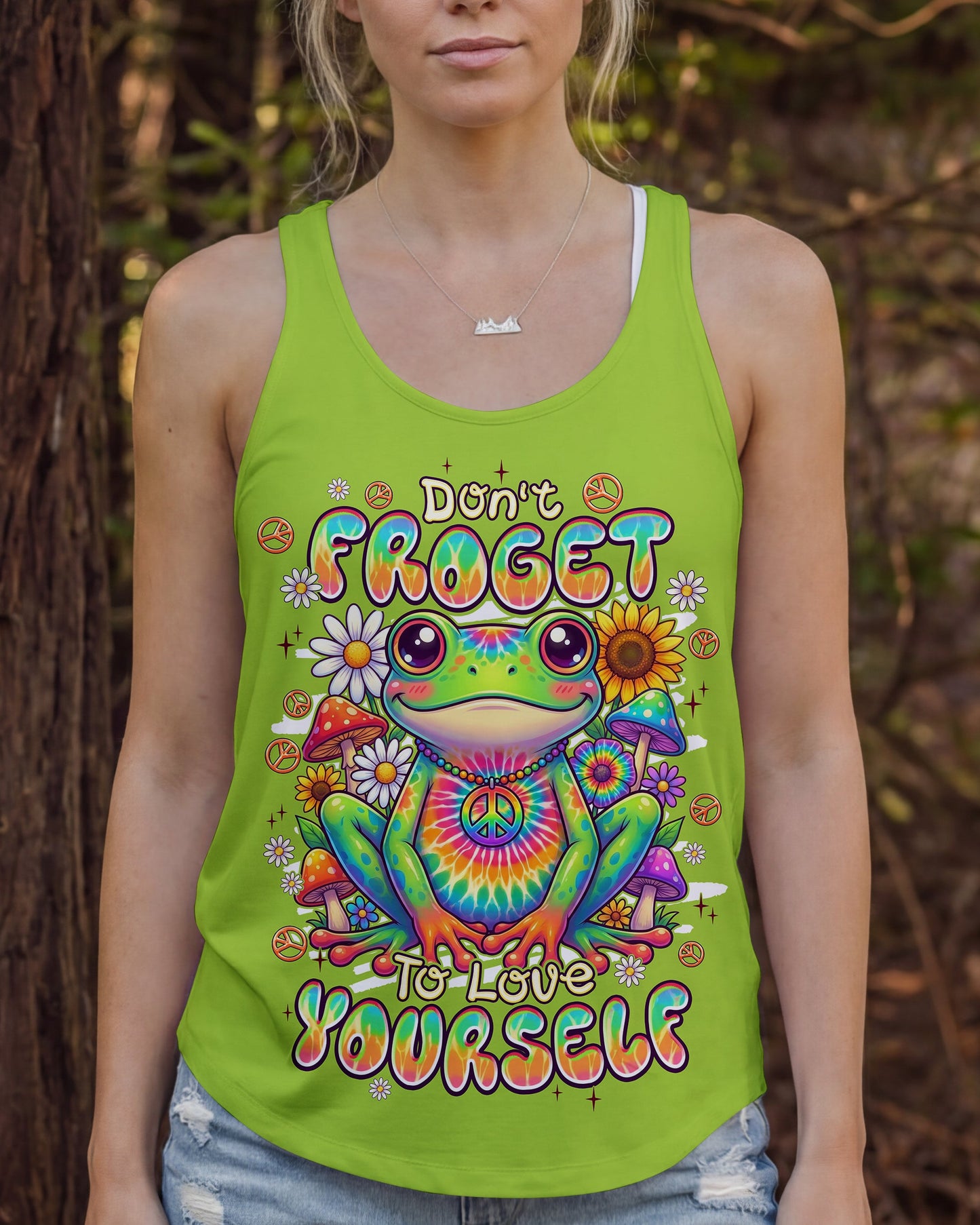 DON'T FROGET TO LOVE YOURSELF ALL OVER PRINT - TYPQ0907262