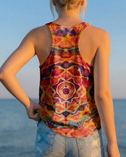 PEACE Y'ALL SUNFLOWER ALL OVER PRINT - RI0707261