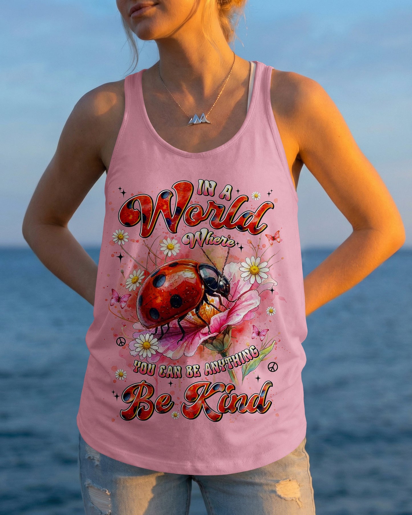 BE KIND LADYBUG ALL OVER PRINT - TYLN0605262
