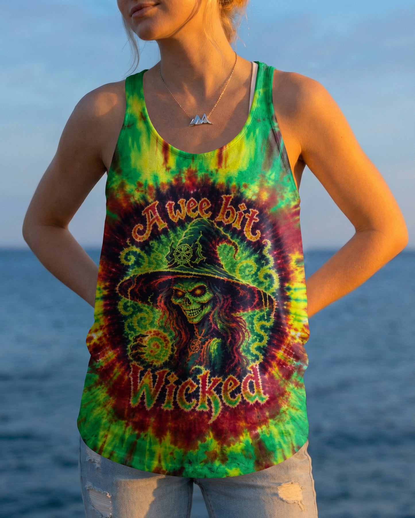 A WEE BIT WICKED HIPPIE WITCH ALL OVER PRINT - RI1307261