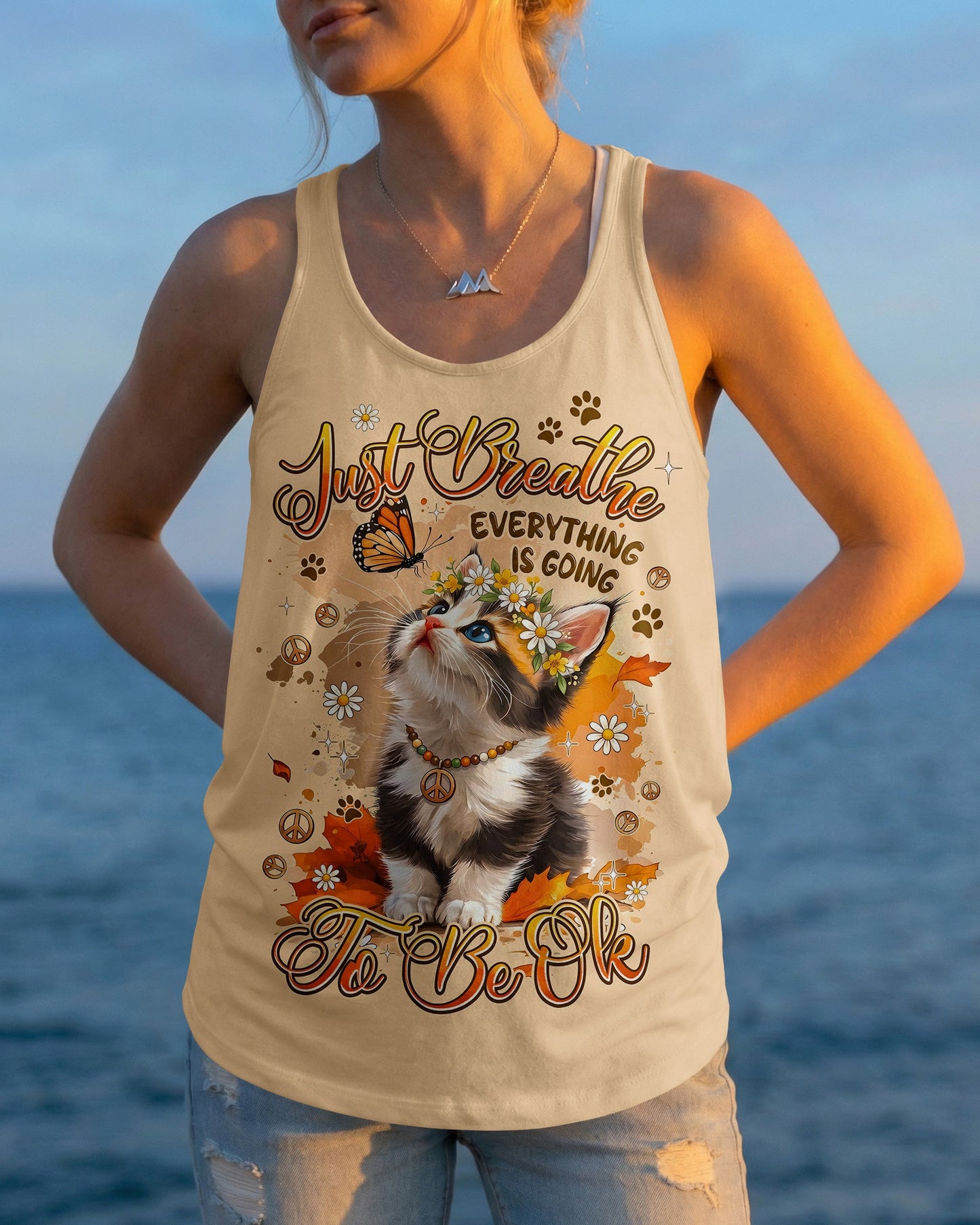 JUST BREATHE CAT ALL OVER PRINT - TYPQ1805261