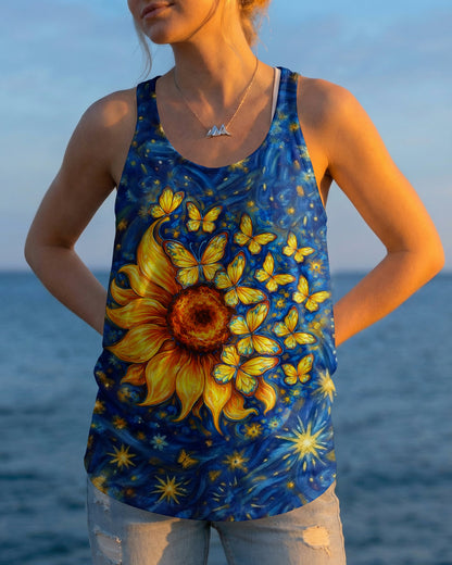BUTTERFLY SUNFLOWER ALL OVER PRINT - TLHN0907262