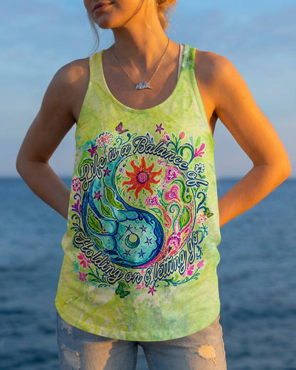 LIFE IS A BALANCE YINYANG SUN MOON ALL OVER PRINT - TLHN2904264