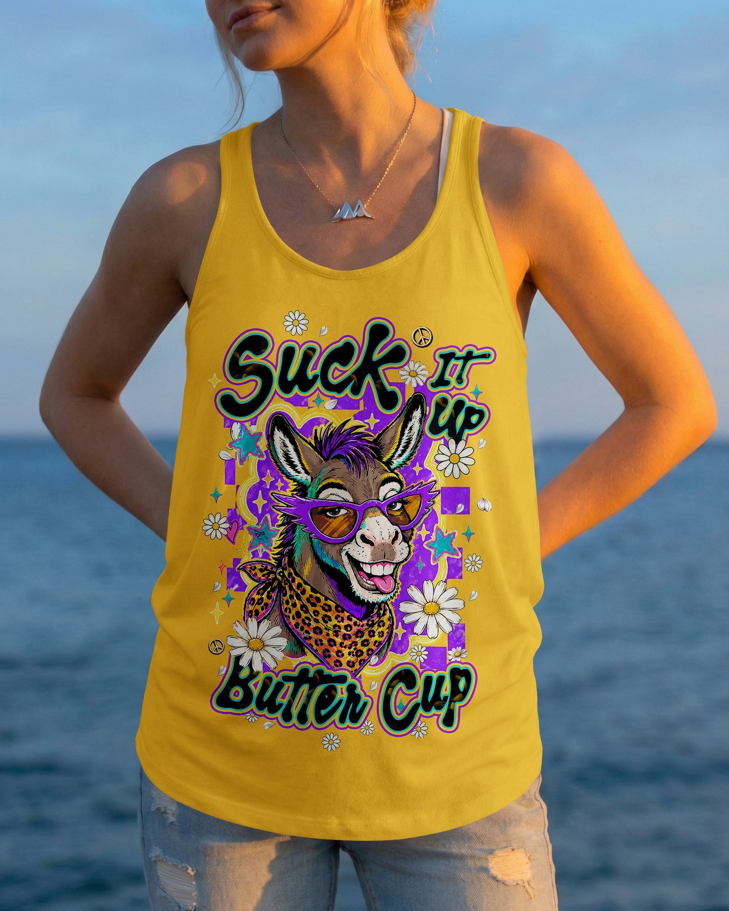 SUCK IT UP BUTTERCUP DONKEY ALL OVER PRINT  - TLHN1506262