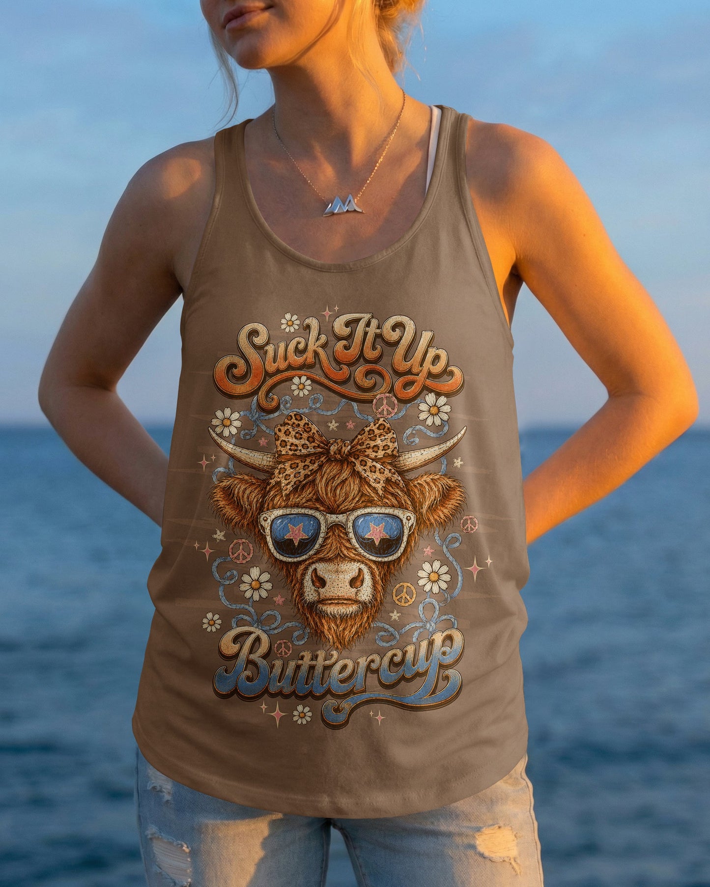SUCK IT UP BUTTERCUP COW ALL OVER PRINT - TLTW3005262